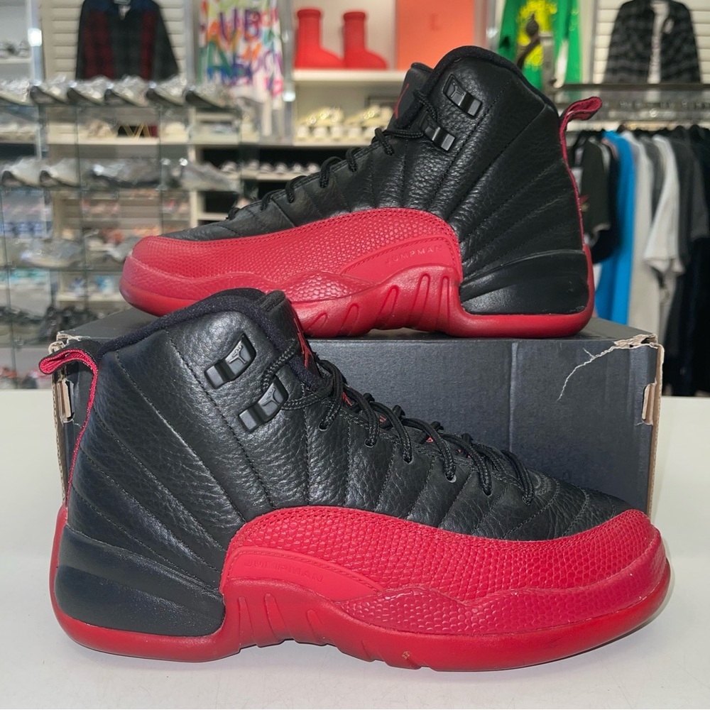 Air Jordan 12 Retro BG 'Flu Game' 2016 - LIGHTLY WORN NO BOX